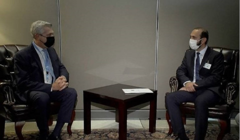 Meeting of Foreign Minister Ararat Mirzoyan with UN High Commissioner for Refugees Filippo Grandi