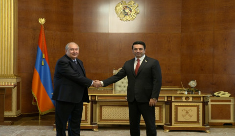 Արմեն Սարգսյանը և Ալեն Սիմոնյանը քննարկել են նախագահական և խորհրդարանական ինստիտուտների միջև համագործակցությանը վերաբերող հարցեր