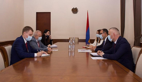 Տիգրան Խաչատրյանը և Սերգեյ Կոպիրկինը քննարկել են հայ-ռուսական տնտեսական համագործակցությանն առնչվող հարցեր