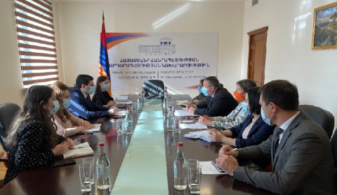 Արդարադատության փոխնախարարը և Եվրոպայի խորհրդի ներկայացուցիչները քննարկել են կոռուպցիայի դեմ պայքարին առնչվող հարցեր