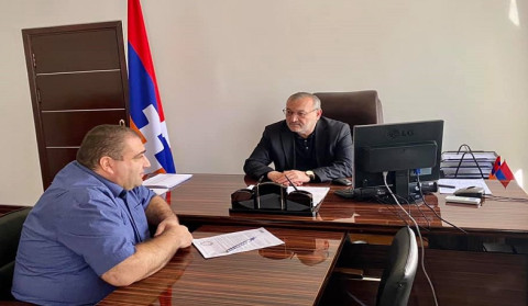 Արցախի խորհրդարանի ղեկավարը այցելել է ՀՀ-ում Արցախի կառավարության օպերատիվ շտաբ