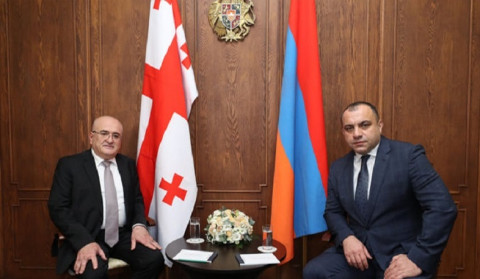 Private conversation between Armenian and Georgian Presidents of Constitutional Court took place
