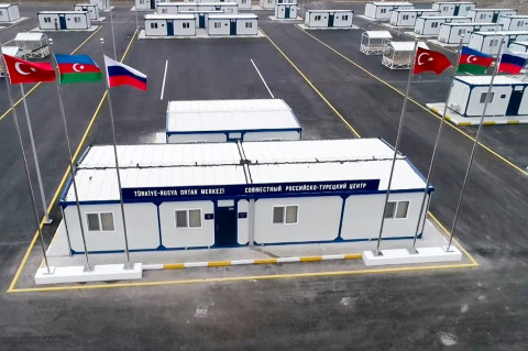 Turkish army at Russian-Turkish monitoring center