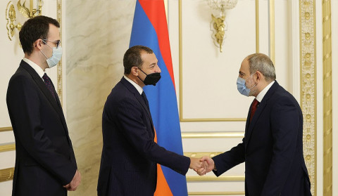 Իտալական կողմը շահագրգռված է Հայաստանի հետ ներդրումային նոր ծրագրերի իրականացմամբ. ՀՀ վարչապետն ընդունել է Իտալիայի դեսպանին