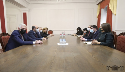 Հունաստանի խորհրդարանի պատվիրակության հետ հանդիպմանը կարևորվել է միջազգային կառույցներում համատեղ աշխատանքը