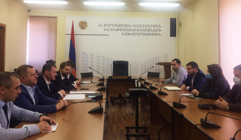 ՀՀ ՏԿԵ փոխնախարարն ընդունել է Ստանիսլավ Նաբոկոյի գլխավորած պատվիրակությանը