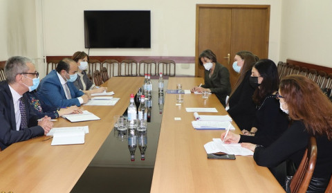 Նարեկ Մկրտչյանը ԵԽ պաշտոնյայի հետ հանդիպմանը կարևորել է տեղահանված անձանց արժանապատիվ կենսապայմանների ապահովումը