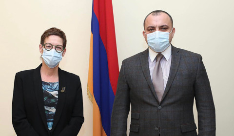 Arman Dilanyan presented to French Ambassador functions of Constitutional Court in public administration system of Republic of Armenia