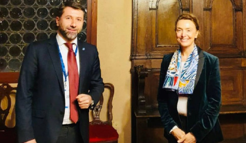 Karen Andreasyan presented to Secretary General of Council of Europe gross violations of humanitarian law by Azerbaijan