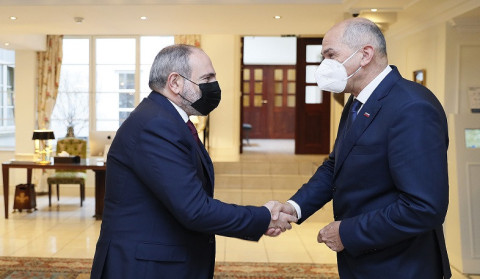 Ermənistanın və Sloveniya baş nazirləri Ermənistan-Sloveniya əməkdaşlığı ilə bağlı məsələləri müzakirə ediblər