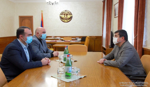 Արցախի նախագահը հանդիպել է ԱԺ երեք խմբակցությունների հետ