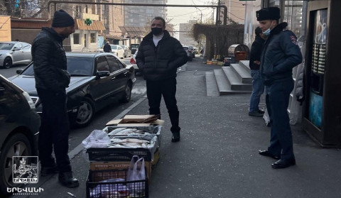Առգրավվել է Երևանի փողոցներում վաճառվող ավելի քան 300 կգ սիգ