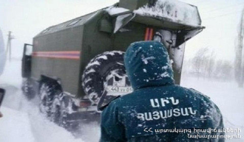 Փրկարարներն արգելափակումից դուրս են բերել 43 ավտոմեքենա, 68 քաղաքացու ցուցաբերել օգնություն
