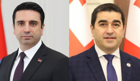 Ալեն Սիմոնյանը և Վրաստանի խորհրդարանի նախագահը քննարկել են խորհրդարանական դիվանագիտության օրակարգի հարցեր