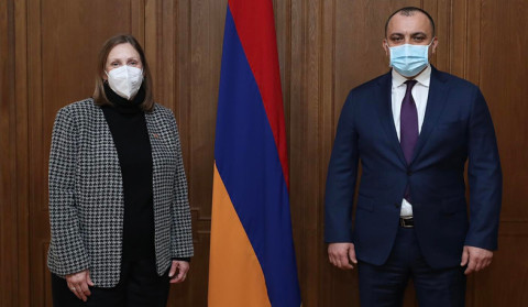 ԱՄՆ-ն հանձնառու է շարունակել Հայաստանի հետ համագործակցությունը արդարադատության և այլ ոլորտներում. Թրեյսին՝ ՍԴ նախագահին