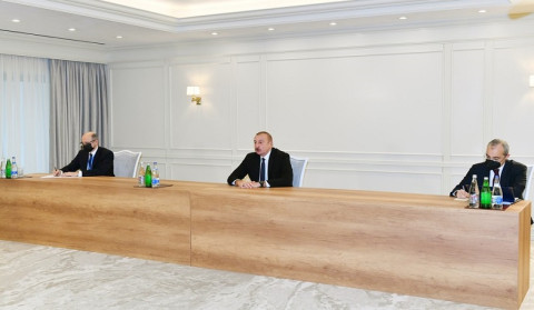 İlham Əliyev və Kadri Simson Avropaya qaz nəqli məsələlərini müzakirə ediblər