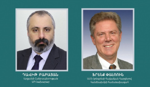Դավիթ Բաբայանը և Ֆրենք Փալոունը քննարկել են ԼՂ հակամարտության կարգավորման գործընթացին առնչվող հարցեր