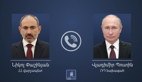 Paşinyan və Putin Dağlıq Qarabağdakı böhranın həlli istiqamətində səy göstərməyə razılaşıblar