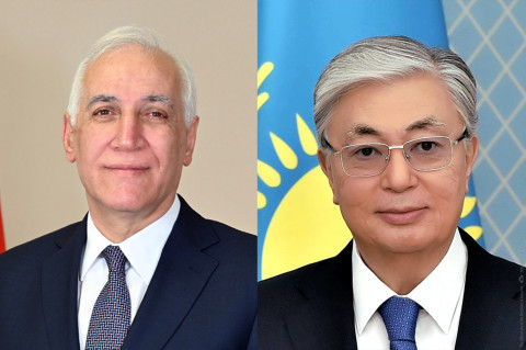 Համոզված եմ, որ Հայաստանի և Ղազախստանի միջև հարաբերություններն ավելի կամրապնդվեն. Խաչատուրյանը՝ Տոկաևին