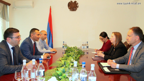 ՀՀ-ում ԱՄՆ դեսպանն այցելել է Սյունիք, հանդիպել մարզպետի հետ