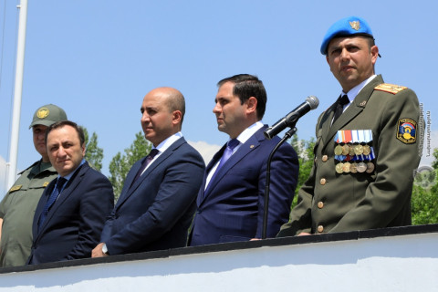 ՀՀ պաշտպանության նախարարն այցելել է Խաղաղապահ ուժերի բրիգադ. լուսանկարներ