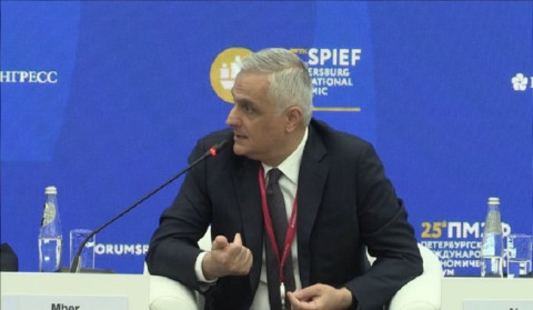 Մհեր Գրիգորյանը Պետերբուրգյան միջազգային տնտեսական համաժողովին ընդգծել է Հյուսիս-հարավ մայրուղու տարածաշրջանային նշանակությունը