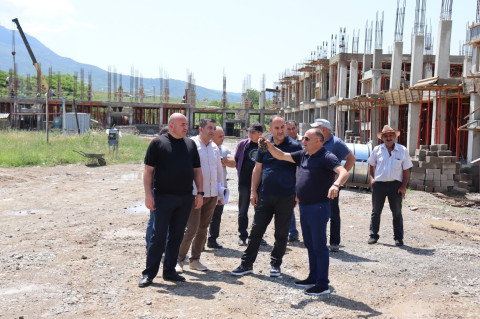 «Հայաստան» հիմնադրամի փոխտնօրենն Արցախում հետևել է կազմակերպության ֆինանսավորմամբ իրականացվող շինաշխատանքների ընթացքին