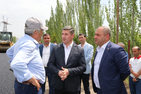 ՏԿԵ նախարարը ծանոթացել է Նոր Գեղի-Արգել-Արզական-Հրազդան ավտոճանապարհի հիմնանորոգման աշխատանքներին