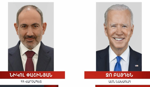 Ժողովրդավարության ամրապնդման հարցում մեր կառավարությունների միջև համագործակցությունը և երկուստեք հանձնառությունը տալիս են շոշափելի արդյունքներ. Փաշինյանը՝ Բայդենին