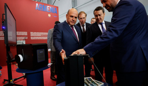 Vahan Kerobyan Mixail Mişustinə Ermənistan iqtisadiyyatının prioritet sahələrini təqdim edib