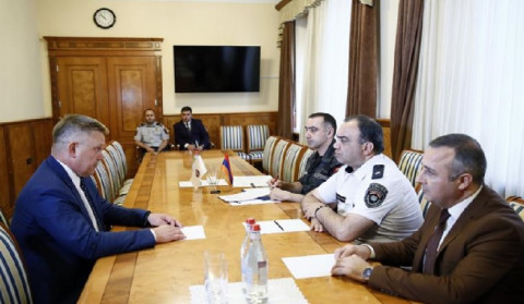 Ոստիկանության պետն ընդունել է ԱՊՀ մասնակից պետությունների կոորդինացիոն Բյուրոյի տնօրենին