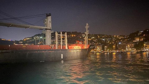 Grain ship from Ukraine grounded in Istanbul, halting traffic