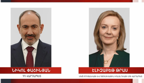 Никол Пашинян направил поздравительное послание новоизбранному премьер-министру Великобритании