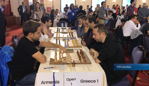 Armenian Men’s National Team wins in Europe Chess Championship
