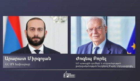 Ararat Mirzoyan Cozep Borrellə telefon danışığı aparıb