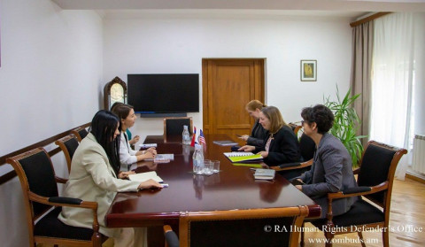 Armenia’s Ombudswoman presents Azerbaijani atrocities to the Ambassador of USA to Armenia