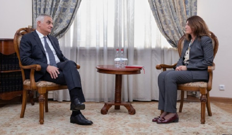 Mher Grigoryan and head of IMF mission in Armenia discussed latest macroeconomic developments