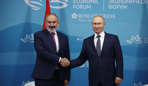 Nikol Pashinyan congratulates Vladimir Putin on birthday