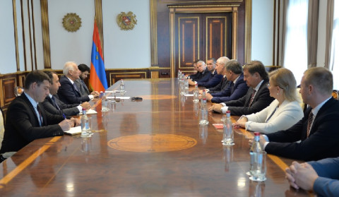 Sports Ministers of Russia and Belarus presented cooperation programs to Vahagn Khachaturyan