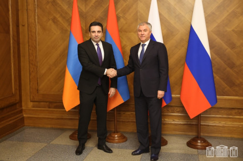 Armenia has no time for long-term security solutions: Alen Simonyan to Vyacheslav Volodin