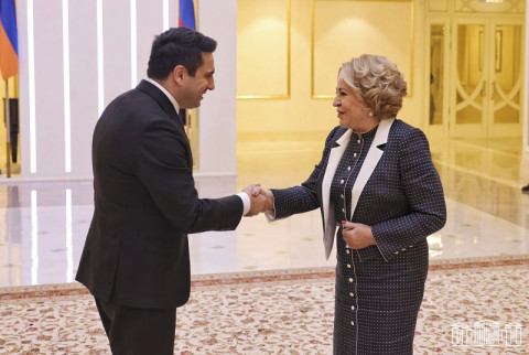 Our position is clear - Armed Forces of Azerbaijan must leave sovereign territory of Armenia: Alen Simonyan to Valentina Matviyenko