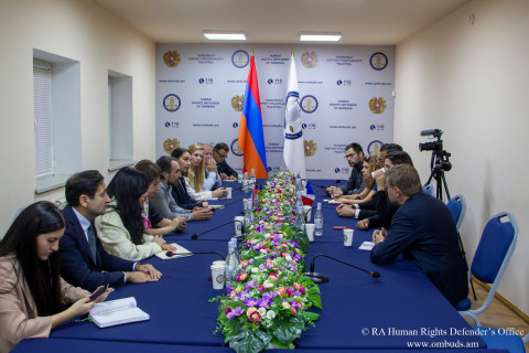 Armenia’s Ombudswoman presented humanitarian problems caused by Azerbaijani attack to members of French delegation