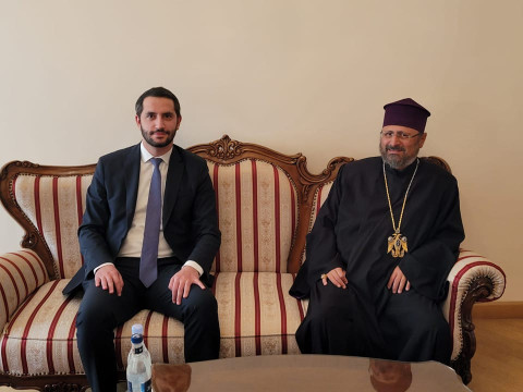 Ruben Rubinyan and Armenian Patriarch of Constantinople discussed issues related to Armenia-Turkey settlement process