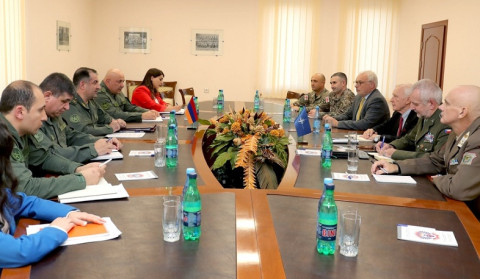 ՀՀ ԶՈՒ ԳՇ պետ Էդվարդ Ասրյանն ընդունել է ՆԱՏՕ-ի խորհրդատվական խմբին