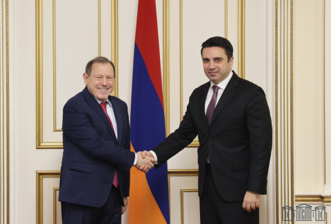 Alen Simonyan receives newly appointed ambassador of Algeria to Armenia Smail Benamara