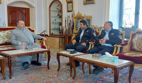 Qüdsdəki hücumlarla əlaqədar polisin nümayəndəsi Ermənistan Patriarxlığını ziyarət etdi
