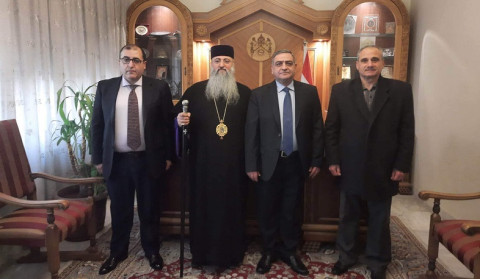 Դեսպան Գևորգյանը և Բերիո Հայոց թեմի առաջնորդը քննարկել են  երկրաշարժից տուժած Հալեպի հայ համայնքի խնդիրները