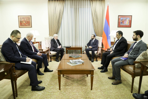 Foreign Minister of Armenia Ararat Mirzoyan received Igor Khovaev