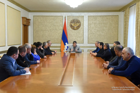 President Arayik Harutyunyan met with the