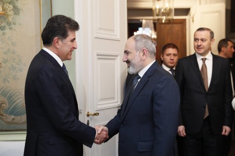 Armenian PM meets with President of Iraqi Kurdistan